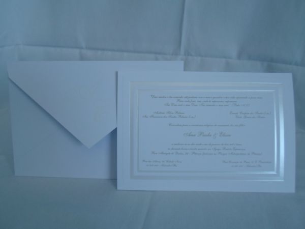 Convite de Casamento Classico S2