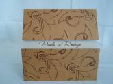 Convite estilo kraft